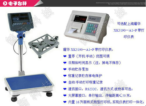 計(jì)數(shù)電子臺(tái)稱(chēng)